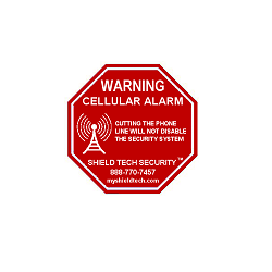 Shield Tech Security > Decals & Signs > Phone Box Decals