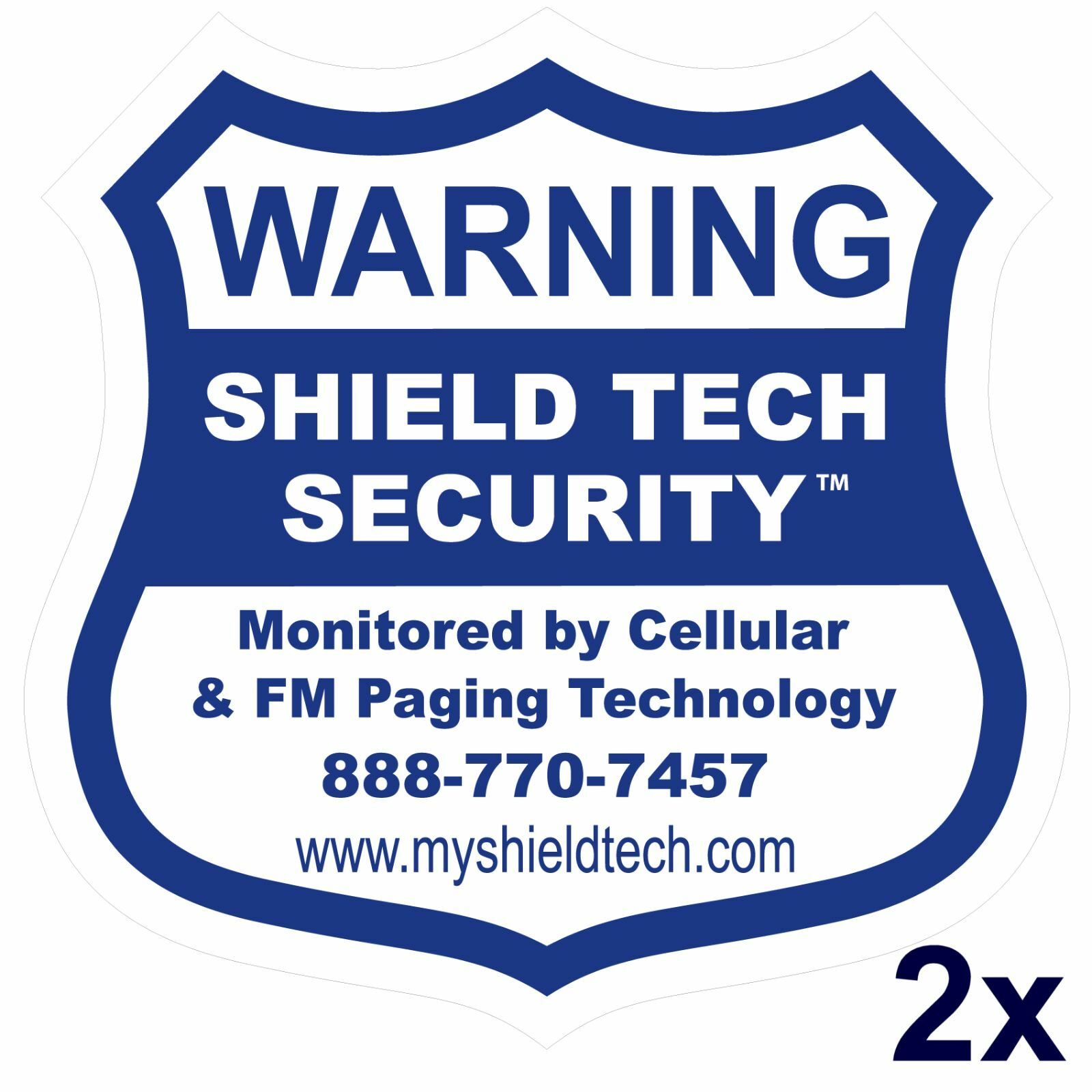 Alarm Window Decal 2-Pack