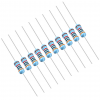 10 Pack - 10K Ohm (10,000 Ω) Resistor - 5% Tolerance