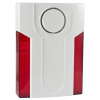 Wireless Outdoor Siren with Red Strobe