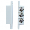 Wired Magnetic Contact Switch for Doors and WIndows (Normally Open & Normally Closed) [White Strip]