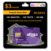 Ultra Mobile Pre-Paid SIM Card (Triple Cut: Standard, Micro, Nano) for T-Mobile Network