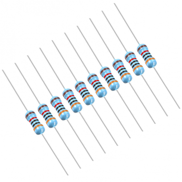 10 Pack - 10K Ohm (10,000 Ω) Resistor - 1% Tolerance