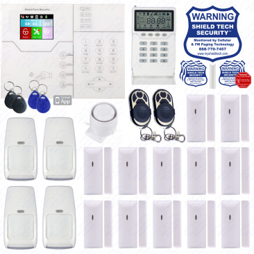 Smart Phone App Alarm System Cellular and Internet