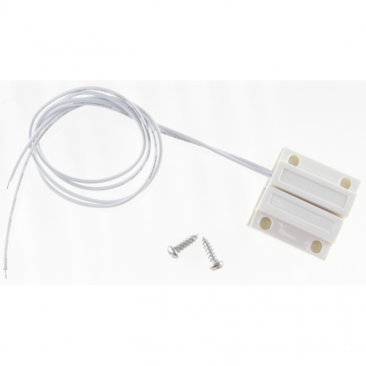 Wired Magnetic Contact Switch for Doors and Windows (Small White Strip)
