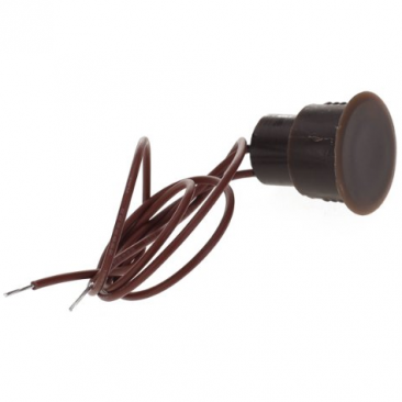 Wired Magnetic Contact Switch for Doors and Windows (Med Brn)