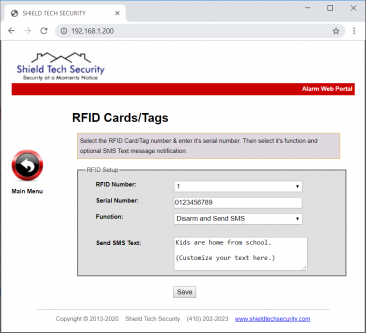 ST-VGT Web Alarm Software BIN