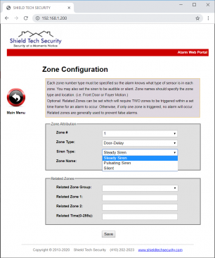 ST-VGT Web Alarm Software BIN
