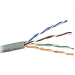 [1FT CAT3] 8 Solid Wires / 4-Pairs - 24 Gauge Wire - (For 12v Alarms)