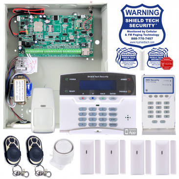 Alarm Panel with Wired Keypad Internet Cellular